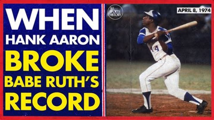 When did Hank Aaron break the homerun record?