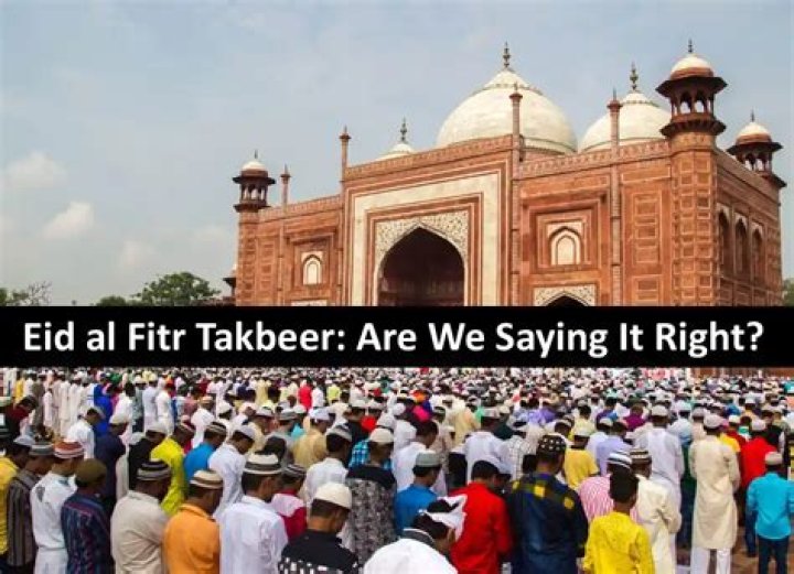 When should we start Takbeer for Eid ul Fitr?