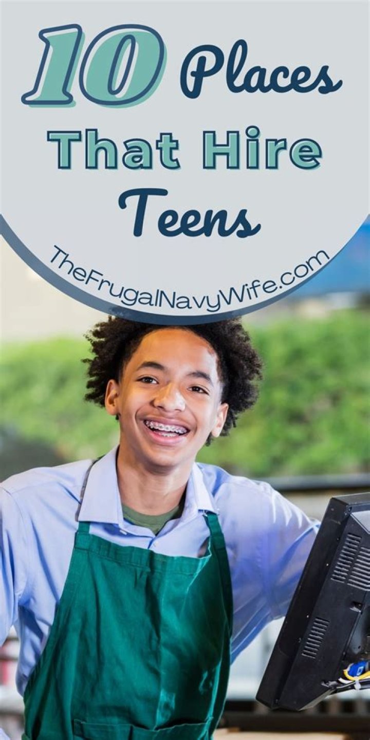 Where's the best place to work as a teenager?