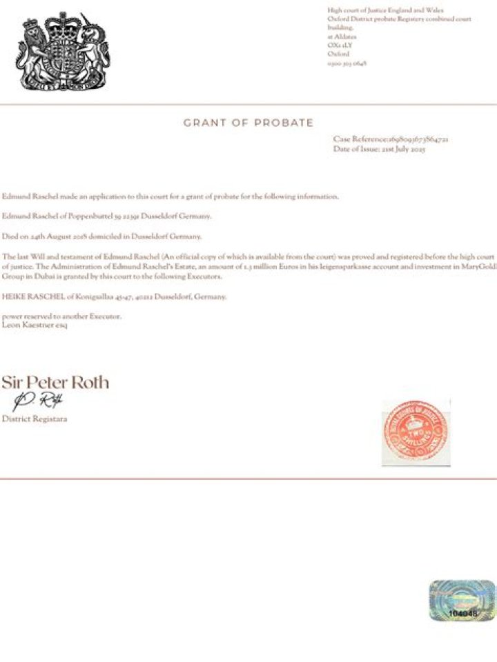 Where are the probate offices in England?