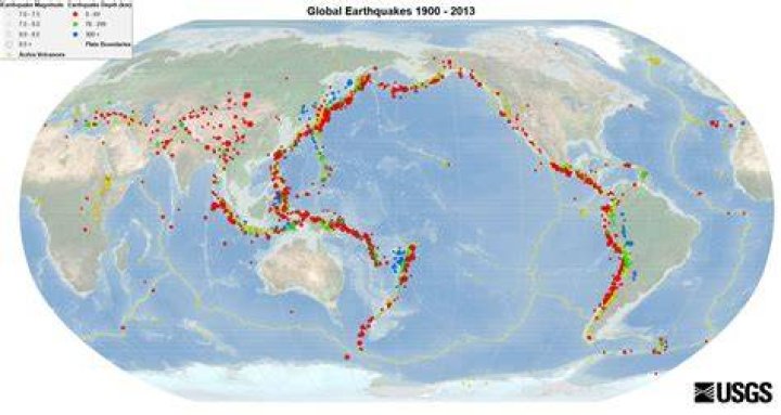 Where do most of the largest earthquakes occur?