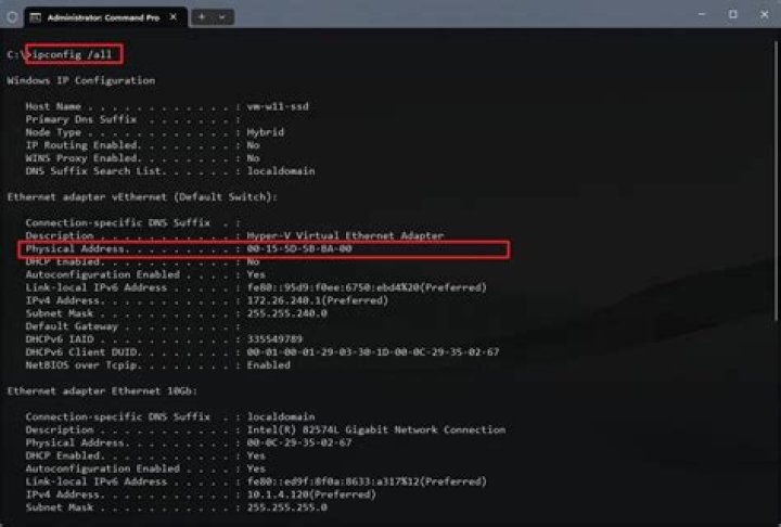 Where do you find the MAC address on a ps4?