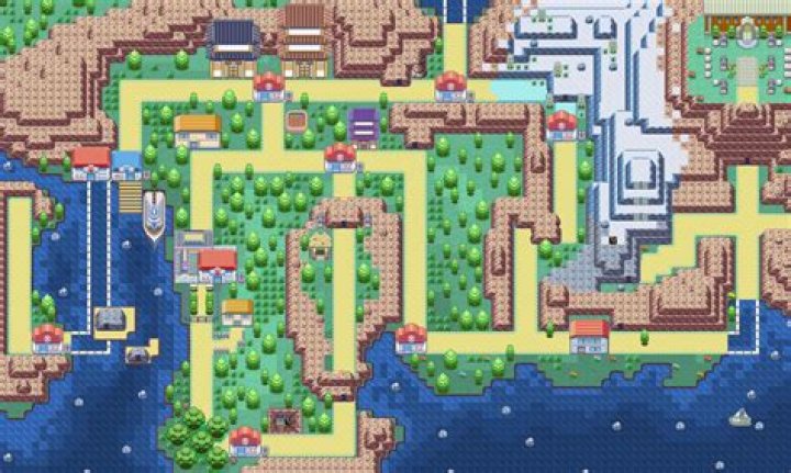 Where is Ecruteak city in Pokemon Gold?