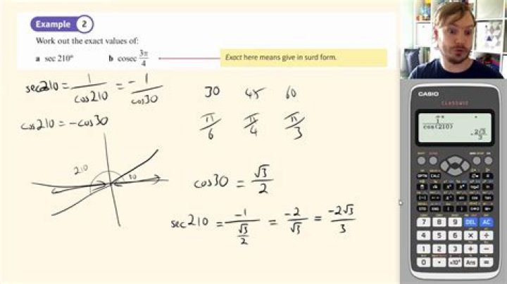 Where is SEC on calculator?