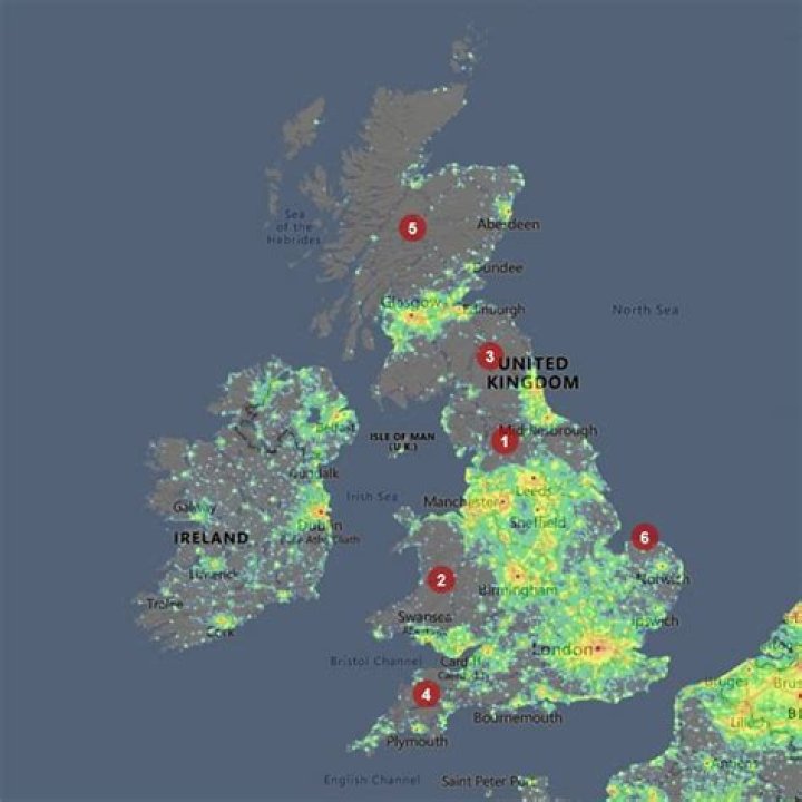 Where is the darkest sky in the UK?