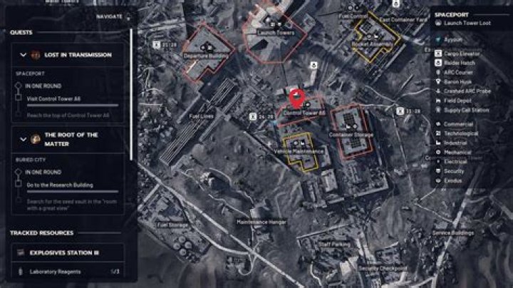 Where is the tower behind dead orbit?