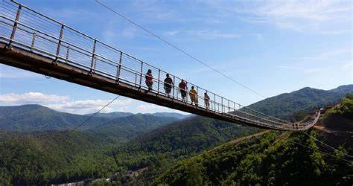 Where is the world's longest pedestrian suspension bridge?