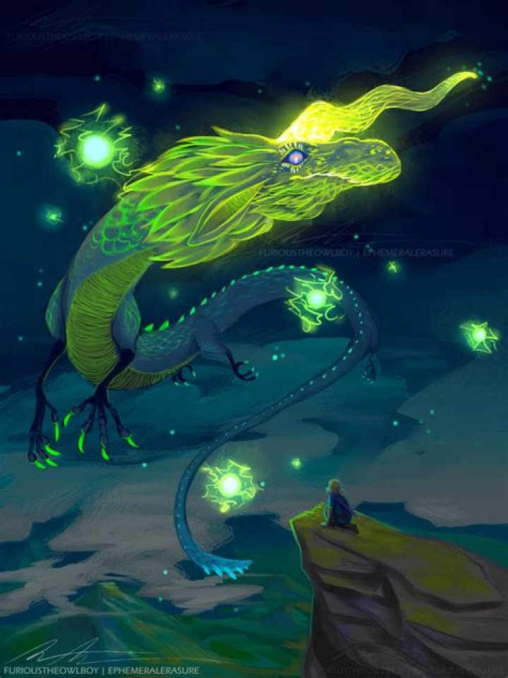 Where the forest dragon splays its jaws?
