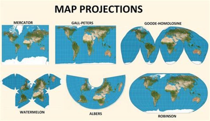 Which geographers tool provides a distorted representation of Earth's surface?