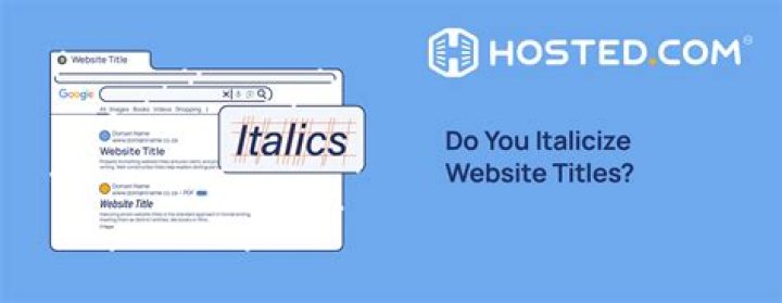 Which is the preferred way to italicize text in your web page?