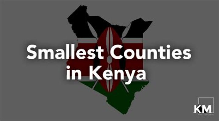 Which one is the smallest county in Kenya?