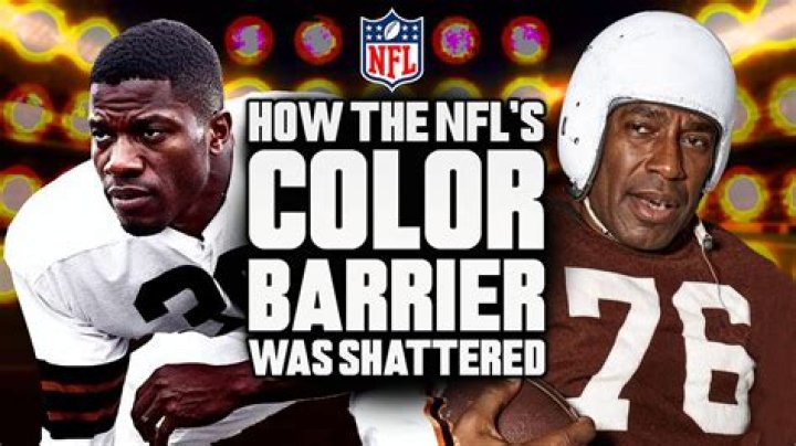 Who broke the color barrier in professional sports?