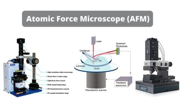 Who invented atomic force microscopy?