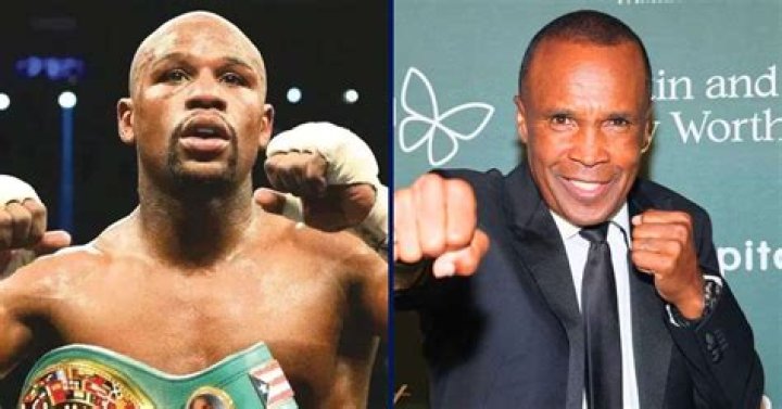 Who won the fight between Sugar Ray Leonard and Floyd Mayweather?