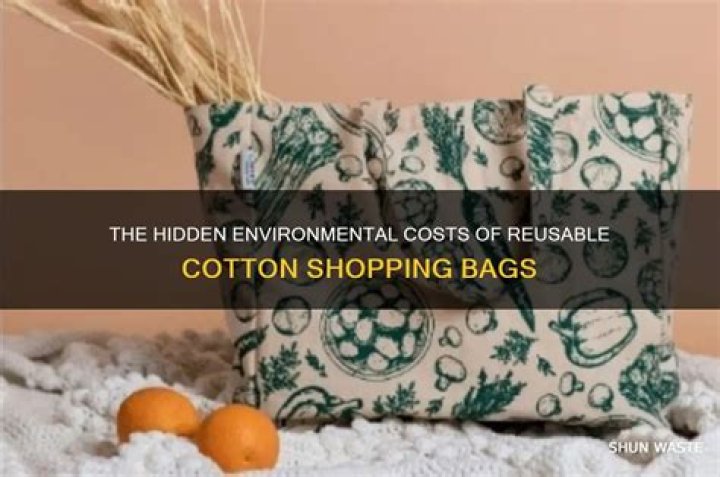 Why are cotton bags bad for the environment?