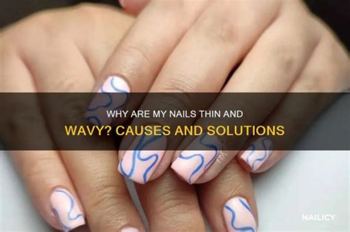Why are my nails thin and sharp?