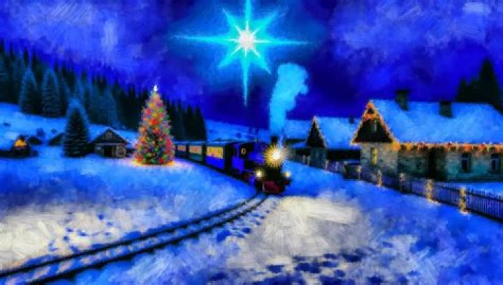 Why are trains associated with Christmas?