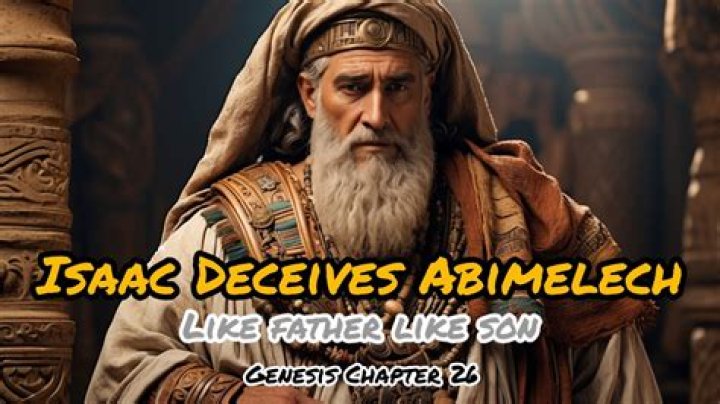 Why did Isaac go to Abimelech?