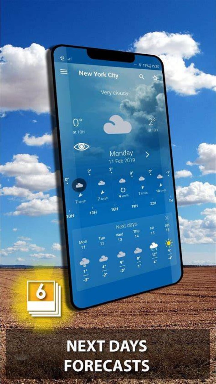 Why did my weather app disappeared?