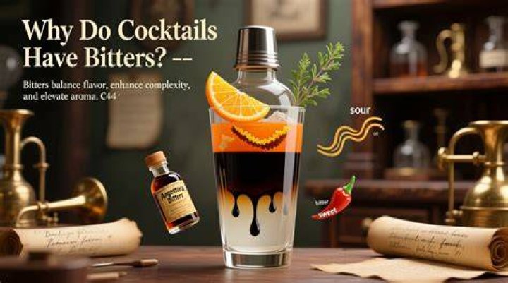 Why do cocktails have bitters?