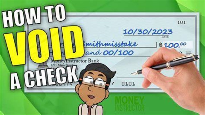 Why does my check say void in the background?