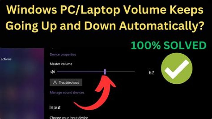 Why does my volume keep going down on my HP laptop?