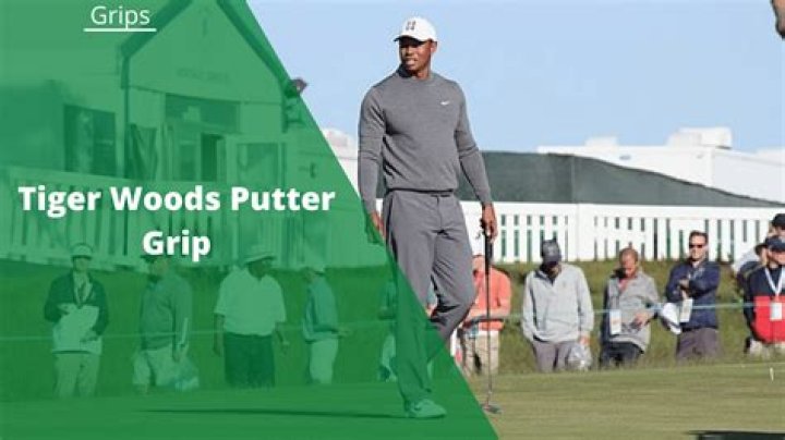 Why does Tiger use a Ping grip?