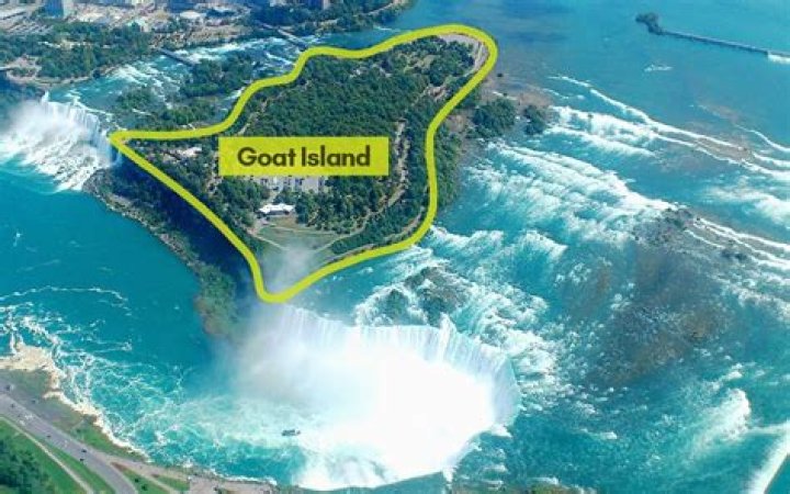 Why is it called Goat Island Niagara Falls?