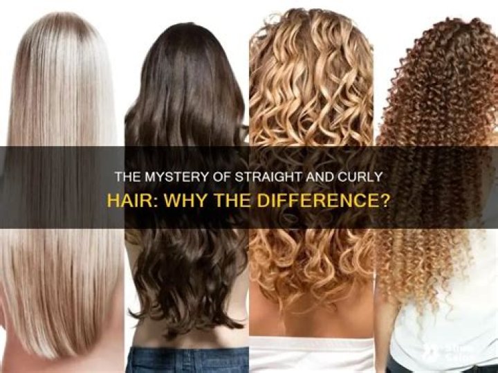Why is my hair curly and straight?