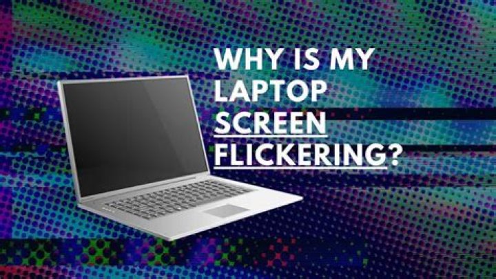 Why is my laptop screen flickering lines?