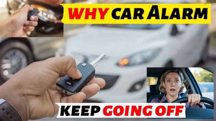 Why is my mini car alarm going off?