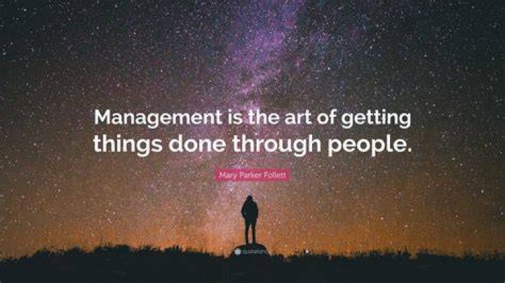 Why management is the art of getting things done?