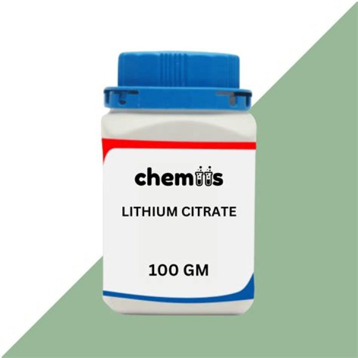 Why was lithium citrate banned?