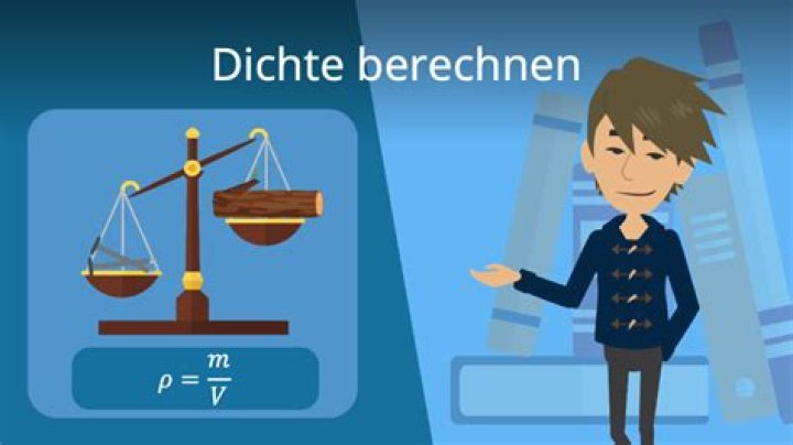Wie gibt man die Dichte an?